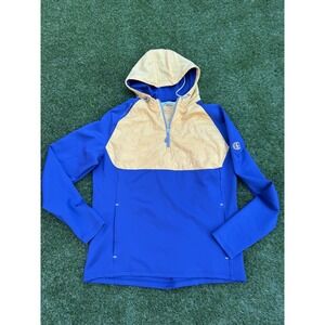 Peter Millar Hyperlight Mens Medium Half Zip Jacket Weld Hybrid MF22EZ53A Blue